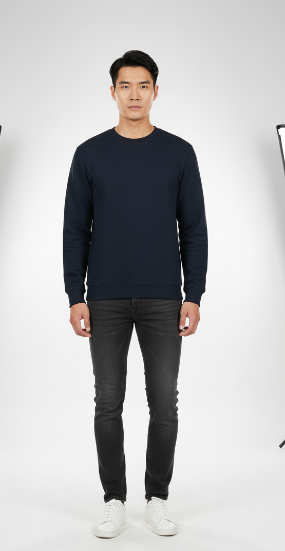 The Essential Black Sweatshirt