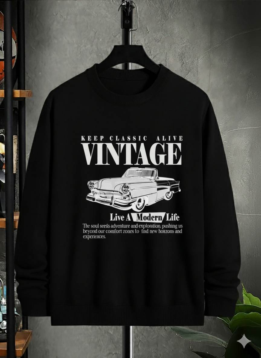 Vintage Drive – Keep Classic Alive Sweatshirt